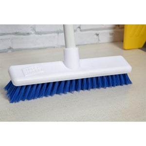 Jantex Hygiene zachte bezem 30cm blauw