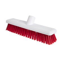 Afbeelding in Gallery-weergave laden, Jantex Hygiene zachte bezem 30cm rood
