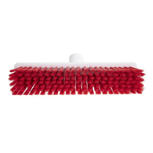 Jantex Hygiene zachte bezem 30cm rood
