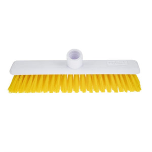 Jantex Hygiene zachte bezem 30cm geel