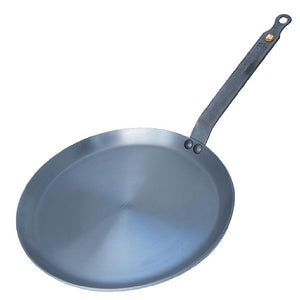 De Buyer Mineral B blauwstalen crÃªpepan 24cm