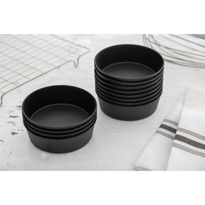 Matfer Bourgeat Exoglass mini-taartvorm glad 10cm (12 stuks)
