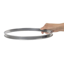 Afbeelding in Gallery-weergave laden, Matfer Bourgeat platte RVS taartring glad 28cm