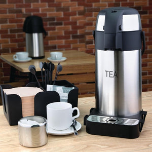 Olympia RVS pomp thermoskan Tea 3L