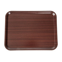 Afbeelding in Gallery-weergave laden, Cambro Capri gelamineerd dienblad mahonie 43x33cm