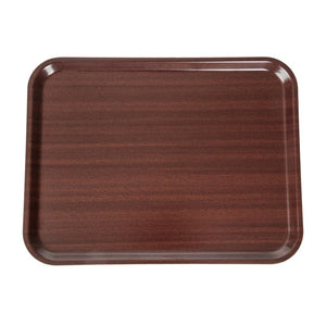 Cambro Capri gelamineerd dienblad mahonie 43x33cm