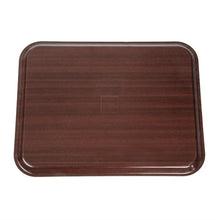 Afbeelding in Gallery-weergave laden, Cambro Capri gelamineerd dienblad mahonie 43x33cm