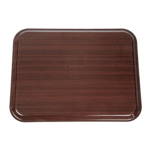 Cambro Capri gelamineerd dienblad mahonie 43x33cm