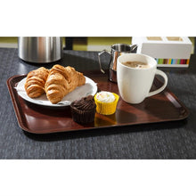 Afbeelding in Gallery-weergave laden, Cambro Capri gelamineerd dienblad mahonie 43x33cm
