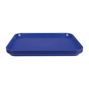 Olympia Kristallon polypropyleen dienblad blauw 34,5x26,5cm