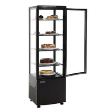 Afbeelding in Gallery-weergave laden, Polar C-serie koelvitrine met gebogen glasdeur 235L zwart