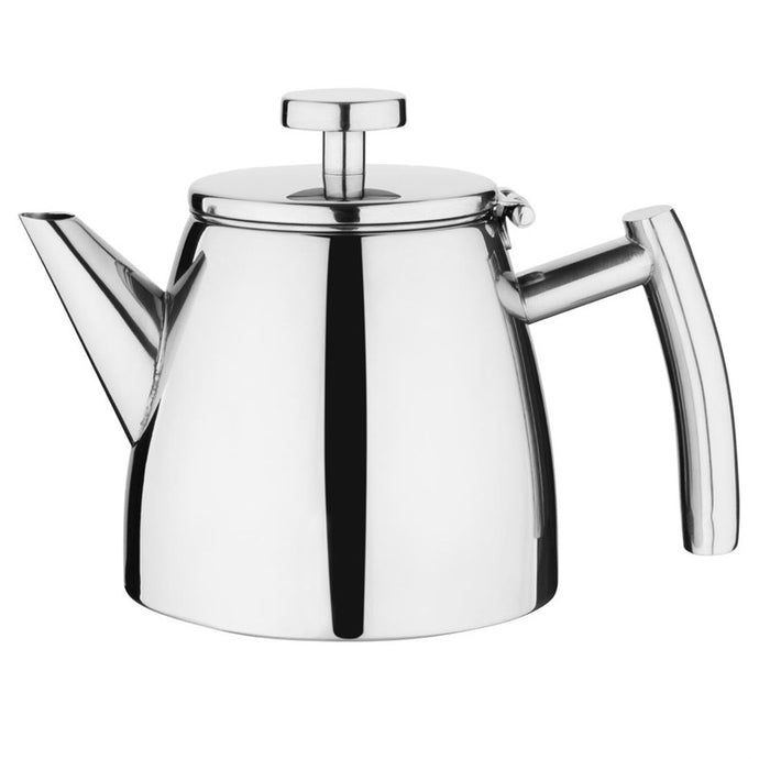 Olympia conische geïsoleerde theepot qith filter st/st - 600ml