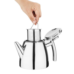 Olympia Conische Geïsoleerde Theepot Qith Filter St/St - 600ml