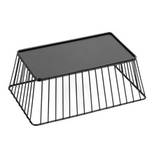 Afbeelding in Gallery-weergave laden, Olympia Draad Voedsel Display Dienblad Rechthoekig Zwart - 280x180x100mm