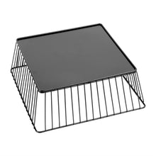 Afbeelding in Gallery-weergave laden, Olympia Wire Voedseldisplay Dienblad Vierkant Zwart - 280x280x100mm
