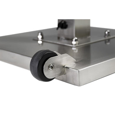 Securit RVS Gekleurd LED 4XA4 display met paal en voet