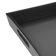 Afbeelding in Gallery-weergave laden, Olympia Bamboe Zwart Groot Dienblad - 510x350x70mm