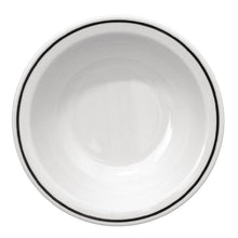 Afbeelding in Gallery-weergave laden, Olympia Kristallon melamine kommen met zwarte rand 15cm (12 stuks)