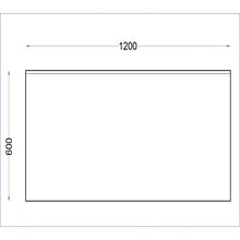Afbeelding in Gallery-weergave laden, Holmes roestvrijstalen wandtafel met opstand 1200 mm
