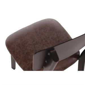 Bolero vintage stoel mokka (4 stuks)
