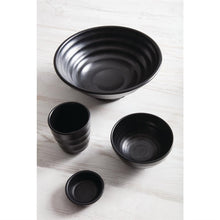 Afbeelding in Gallery-weergave laden, Kristallon Fusion melamine theebekers zwart 20cl (6 stuks)