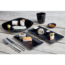 Afbeelding in Gallery-weergave laden, Kristallon Fusion melamine theebekers zwart 20cl (6 stuks)