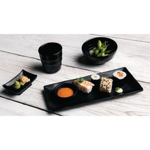 Afbeelding in Gallery-weergave laden, Kristallon Fusion melamine theebekers zwart 20cl (6 stuks)