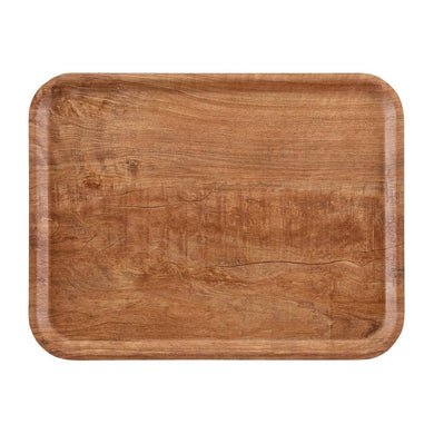 Cambro Madeira gelamineerd dienblad bruin olijf 43cm