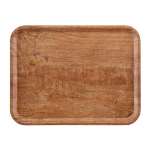 Cambro Madeira gelamineerd dienblad bruin olijf 43cm