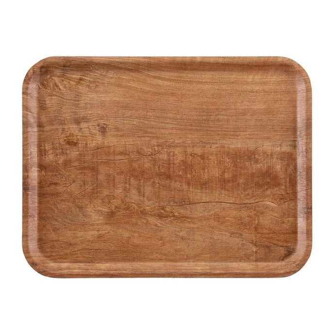 Cambro Madeira gelamineerd dienblad bruin olijf 43cm