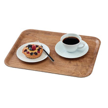 Afbeelding in Gallery-weergave laden, Cambro Madeira gelamineerd dienblad bruin olijf 43cm
