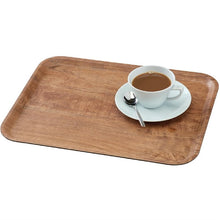Afbeelding in Gallery-weergave laden, Cambro Madeira gelamineerd dienblad bruin olijf 43cm