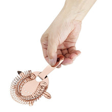 Afbeelding in Gallery-weergave laden, Olympia Hawthorne RVS cocktail strainer koperkleur