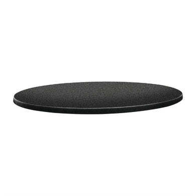 Topalit Classic Line rond tafelblad antraciet 80cm