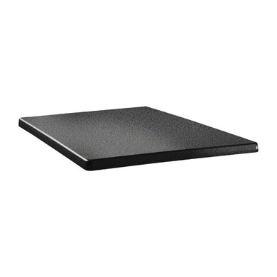 Topalit Classic Line vierkant tafelblad antraciet 80cm