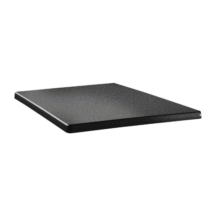Topalit Classic Line vierkant tafelblad antraciet 80cm