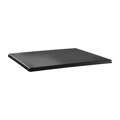 Topalit Classic Line rechthoekig tafelblad antraciet 120x80cm