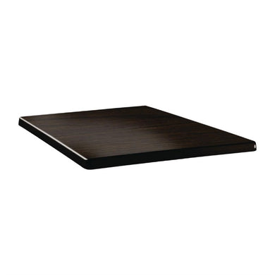 Topalit Classic Line vierkant tafelblad wengé 70cm