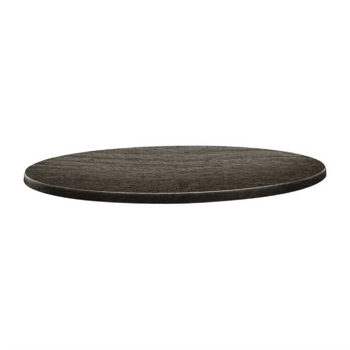 Topalit Classic Line rond tafelblad hout 80cm