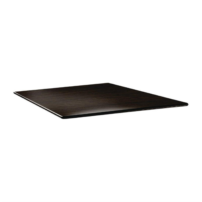 Topalit Smartline vierkant tafelblad wengÃ© 80cm