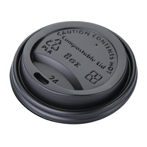 Fiesta Compostable composteerbare deksels voor 23cl koffiebekers (1000 stuks)