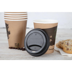 Fiesta Compostable composteerbare deksels voor 34cl koffiebekers (1000 stuks)