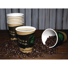 Afbeelding in Gallery-weergave laden, Fiesta Compostable composteerbare koffiebekers enkelwandig bruin 34cl (1000 stuks)