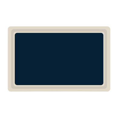 Roltex polyester dienblad GN 1/1 530 x 325mm blauw