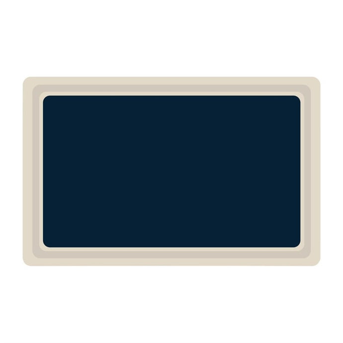 Roltex polyester dienblad GN 1/1 530 x 325mm blauw