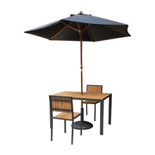 Afbeelding in Gallery-weergave laden, Bolero stalen en acaciahouten stoelen (4 stuks)