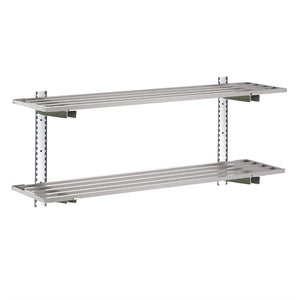 Gastro M RVS wandplank zonder steunen 160x40cm