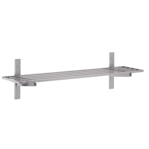 Gastro M RVS wandplank zonder steunen 200x40cm