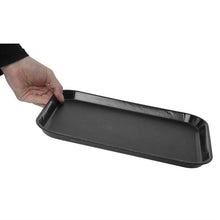 Afbeelding in Gallery-weergave laden, Cambro epictread glasvezel rechthoekig antislip dienblad zwart 350mm