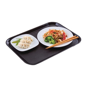 Cambro epictread glasvezel rechthoekig antislip dienblad zwart 350mm
